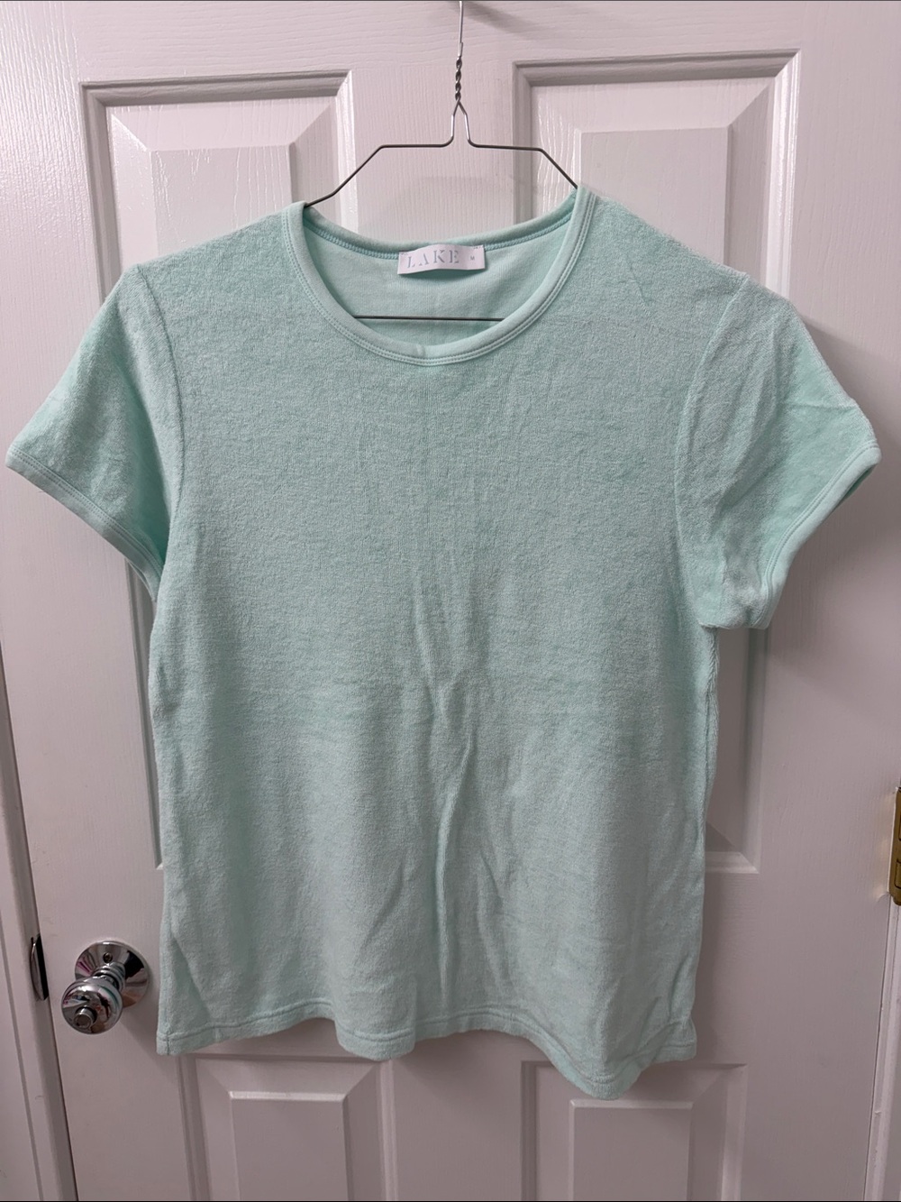 LAKE Mint Green Short Sleeve Lounge Tee & Shorts Set - Picture 3 of 4